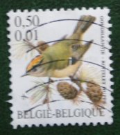 Bird Vogel Oiseau Pajaro Buzin 0,50 Fr 0.01 Euro Mi 3035 2001 Used/gebruikt/oblitere BELGIE BELGIEN / BELGIUM / Belgique - Used Stamps