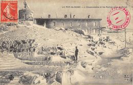 CPA 63 LE PUY DE DOME L OBSERVATOIRE ET LES RUINES SOUS LA NEIGE - Other & Unclassified