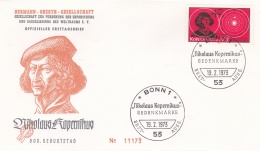 Germany FDC  1973 Kopernikus   (DD16-11) - FDC: Enveloppes