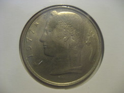 5 Fr 1977 BELGIUM Belgique Coin - 5 Francs