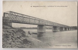 MAUVES SUR LOIRE (44 - Loire Atlantique) - Le Pont Sur La Loire , Pris Au Sud - Mauves-sur-Loire