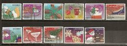 Pays-Bas Netherlands 2016 Noel Christmas Set Complete Obl - Oblitérés