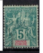 GRANDE COMORE   N°  YVERT    4   ( 1 )    OBLITERE       ( O   2/35 ) - Oblitérés