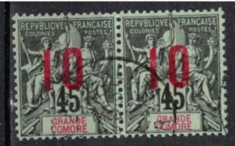 GRANDE COMORE   N°  YVERT   27  X 2      ( 2 )        OBLITERE       ( O   2/36 ) - Used Stamps