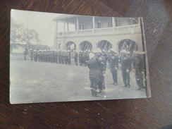 Carte Photo Militaires Militaria Armée Coloniale Revue En L'état - Regimenten