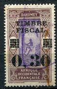 DAHOMEY TIMBRE FISCAL N°73 O - Oblitérés