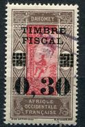 DAHOMEY TIMBRE FISCAL N°72 O - Gebraucht