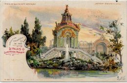 CPA Transparente à Regarder à La Lumière Système Circulé Paris Exposition Universelle De 1900 - Cartoline Con Meccanismi