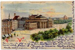 CPA Transparente à Regarder à La Lumière Système Circulé Vienne Wien - Cartoline Con Meccanismi