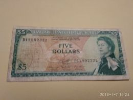 5 Dollari 1965 - Caribes Orientales