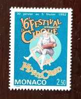 MONACO Cirque, Circus, Circo. Yvert N°1810 ** MNH. - Circus