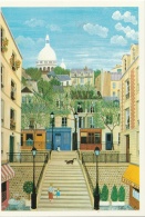 CV - NAIFS - SAUBRY (Cellia) - Paris : Les Escaliers De Montmartre (impeccable) - Ohne Zuordnung