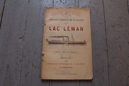 Guide Officiel De La Compagnie Générale De Navigation Sur Le Lac Léman (Lausanne, Suisse) - Otros