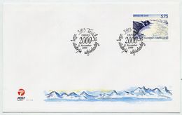 GREENLAND 1999 Milennium On FDC.  Michel 343 - FDC