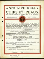 ANNUAIRE KELLY DES CUIRS ET PEAUX- PRIX DES ANNONCES- DOCUMENT RECTO-VERSO POUR ILES BRITANIQUES- 1925- 2 SCANS - Reino Unido