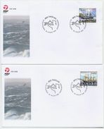 GREENLAND 1998 Sailing Ships On FDCs.  Michel 327-28 - FDC