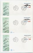 GREENLAND 1996 Whales I On FDCs.  Michel 287-92 - FDC