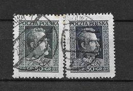 LOTE 1787 A  ///   (C010)  POLONIA   YVERT Nº: 343/343A - Gebraucht