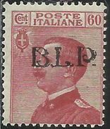 ITALY KINGDOM ITALIA REGNO 1923 BLP  CENTESIMI 60 MNH - Zegels Voor Reclameomslagen (BLP)