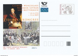 Tschech. Rep. / Ganzsachen (Pre2015/19) Der Wiener Kongress (1814-5); Klemens Wenzel Lothar Von Metternich (1773-1859) - Other