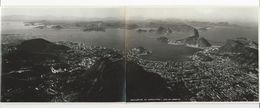 2 Photographs In One (45x16cm) Brazil * Rio De Janeiro * Panorama Do Corcovado - Places