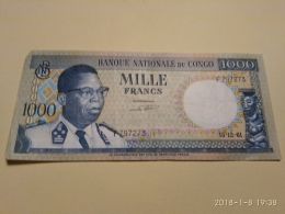 1000 Francs 1964 - République Du Congo (Congo-Brazzaville)