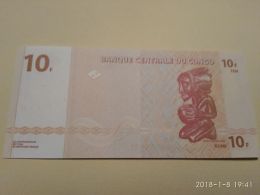 10 Francs 2003 - République Du Congo (Congo-Brazzaville)