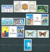 Andorre Francais Année 1994 Complète   N°441 A 453  Neuf ** Parfait - Années Complètes