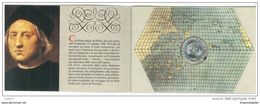 NUMISMATICA - V° CENTENARIO SCOPERTA DELL'AMERICA EMISSIONE ANNO 1991 3° EMISSIONE - L. 500 ARGENTO - CONFEZIONE ZECCA - Gedenkmünzen