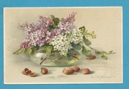 CPA T.S.N.s. 992 - Vase Fleurs Lilas Noisettes Illustrateur Catharina KLEIN - Klein, Catharina