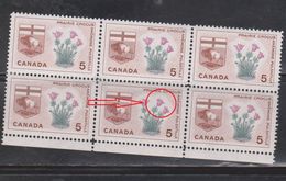 CANADA Scott # 422ii MNH - Dot Over Crocus Variety Provincial Flowers - Nuevos