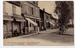 LE BOUCAU - 64 - Place Jean Bourgeois - Achat Immédiat - Devanture Du Café De La Poste Et Buvette De La Gare - Boucau