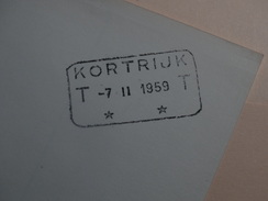 Telegram Déposé à Kortrijk Vers Kortrijk Le 07/02/1959. - Sellos Telégrafos [TG]