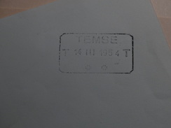 Telegram Déposé à Temse Vers Temse Le 14/03/1954. - Sellos Telégrafos [TG]