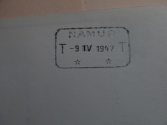 Telegram Déposé à  Namur Le 09/04/1947 Vers Namur. - Sellos Telégrafos [TG]