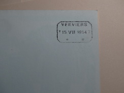 Telegram Déposé à ? Vers Verviers Le 15/07/1954. - Sellos Telégrafos [TG]