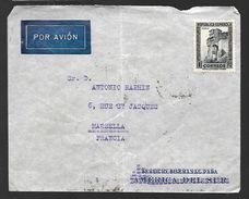 Espagne Lettre Par Avion  Septembre 1937 Départ Barcelone  Vers Marseille - Barcelona