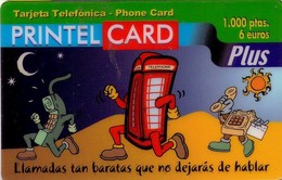 TARJETA TELEFONICA DE ESPAÑA, (PREPAGO) 015, TIRADA 15000 - Autres