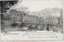 CPA Suisse Helvétia Bern Berne Type Gruss Non Circulé Sanatorium - Berne