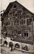 Schaffhausen - Haus Sum Ritter - Formato Piccolo Viaggiata – E 4 - Hausen Am Albis 