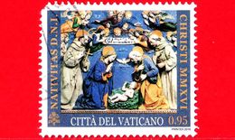 VATICANO - Usato - 2016 - Natale - Christmas - Sacra Famiglia - 0.95 - Vedi ... - Oblitérés