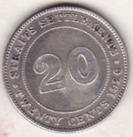 Straits Settlements , 20 Cents 1926 . George V. Argent. KM# 30b - Maleisië