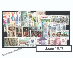 Complete Year Set Spain 1979 - 50 Values - Yv. 2154-2203 / Ed. 2508-2557, MNH - Full Years
