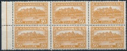 ** 1928 Pengő-fillér 50f ívszéli Hatostömb (13.200) - Sonstige & Ohne Zuordnung