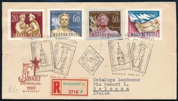 1959 Szovjet-magyar Barátság Vágott Sor Ajánlott FDC-n - Sonstige & Ohne Zuordnung