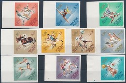 ** 1964 Olimpia-Tokió ívszéli Vágott Sor (4.000) - Sonstige & Ohne Zuordnung