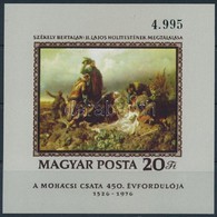 ** 1976 Festmény XVI. Vágott Blokk (5.000) - Other & Unclassified