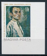 ** 1980 Pór Bertalan ívsarki Vágott Bélyeg (1.500) - Altri & Non Classificati