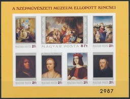 ** 1984 Festmény (XXII.) Vágott Blokk (7.000) - Sonstige & Ohne Zuordnung