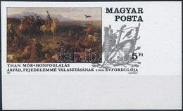 ** 1989 Árpád Fejedelemmé Választásának 1100. évfordulója Vágott ívsarki Bélyeg (1.500) - Sonstige & Ohne Zuordnung